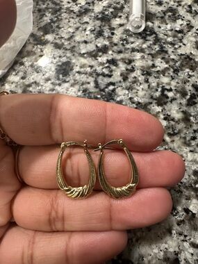 Gold-Tone Twisted Hoop Earrings - Women Jewelry